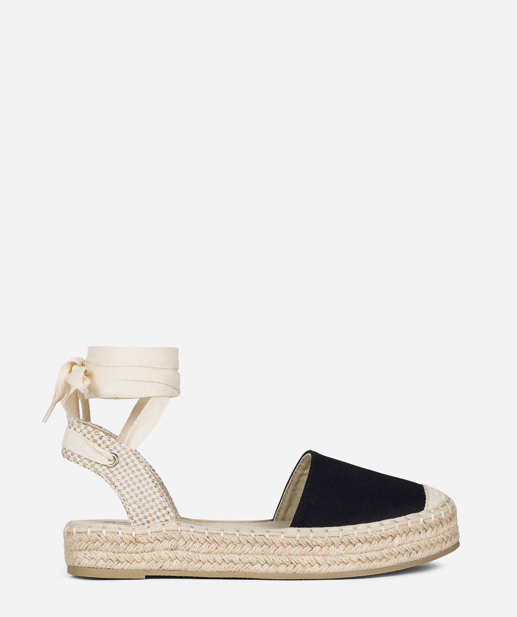 Alpargata plana atada image number null